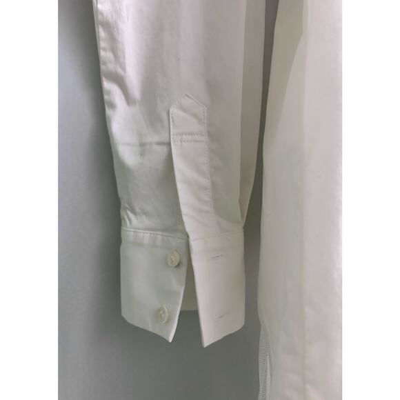 ALLSAINTS Iris Lace Cotton Blend Button Up White Shirt Dress Size M - Picture 7 of 12